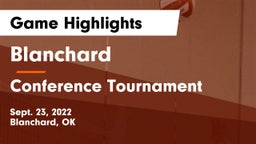 Blanchard   vs Conference Tournament  Game Highlights - Sept. 23, 2022