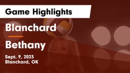 Blanchard   vs Bethany  Game Highlights - Sept. 9, 2023