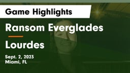 Ransom Everglades  vs Lourdes Game Highlights - Sept. 2, 2023