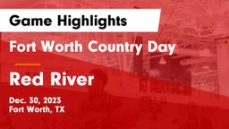 Fort Worth Country Day  vs Red River  Game Highlights - Dec. 30, 2023
