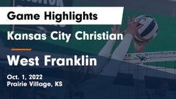 Kansas City Christian  vs West Franklin Game Highlights - Oct. 1, 2022