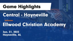 Central  - Hayneville vs Ellwood Christian Academy Game Highlights - Jan. 31, 2023