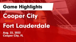 Cooper City  vs Fort Lauderdale Game Highlights - Aug. 22, 2022