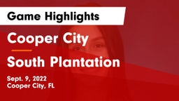 Cooper City  vs South Plantation Game Highlights - Sept. 9, 2022
