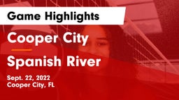 Cooper City  vs Spanish River Game Highlights - Sept. 22, 2022