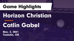 Horizon Christian  vs Catlin Gabel  Game Highlights - Nov. 2, 2021