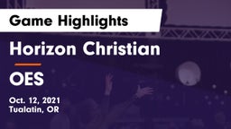 Horizon Christian  vs OES Game Highlights - Oct. 12, 2021