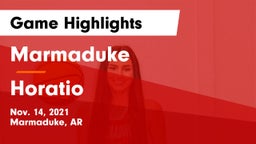 Marmaduke  vs Horatio  Game Highlights - Nov. 14, 2021