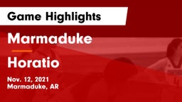 Marmaduke  vs Horatio  Game Highlights - Nov. 12, 2021