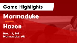 Marmaduke  vs Hazen  Game Highlights - Nov. 11, 2021