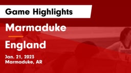 Marmaduke  vs England  Game Highlights - Jan. 21, 2023