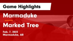 Marmaduke  vs Marked Tree  Game Highlights - Feb. 7, 2023