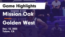 Mission Oak  vs Golden West  Game Highlights - Dec. 12, 2023