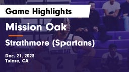 Mission Oak  vs Strathmore (Spartans) Game Highlights - Dec. 21, 2023