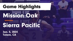 Mission Oak  vs Sierra Pacific  Game Highlights - Jan. 5, 2024