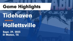 Tidehaven  vs Hallettsville Game Highlights - Sept. 29, 2023