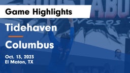 Tidehaven  vs Columbus  Game Highlights - Oct. 13, 2023