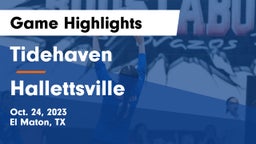 Tidehaven  vs Hallettsville  Game Highlights - Oct. 24, 2023