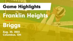 Franklin Heights  vs Briggs  Game Highlights - Aug. 20, 2022