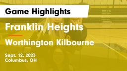Franklin Heights  vs Worthington Kilbourne  Game Highlights - Sept. 12, 2023