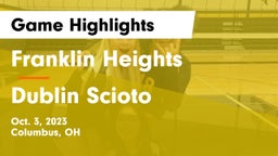 Franklin Heights  vs Dublin Scioto  Game Highlights - Oct. 3, 2023