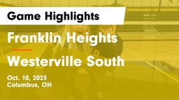 Franklin Heights  vs Westerville South  Game Highlights - Oct. 10, 2023