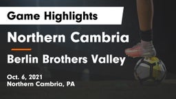 Northern Cambria  vs Berlin Brothers Valley  Game Highlights - Oct. 6, 2021