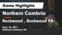 Northern Cambria  vs Rockwood , Rockwood PA Game Highlights - Sept. 28, 2021