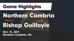 Northern Cambria  vs Bishop Guilfoyle Game Highlights - Oct. 13, 2021
