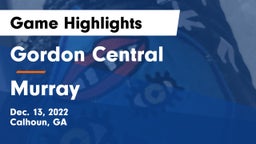 Gordon Central   vs Murray  Game Highlights - Dec. 13, 2022