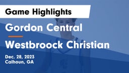 Gordon Central   vs Westbroock Christian Game Highlights - Dec. 28, 2023