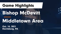 Bishop McDevitt  vs Middletown Area  Game Highlights - Oct. 14, 2021