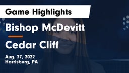 Bishop McDevitt  vs Cedar Cliff  Game Highlights - Aug. 27, 2022