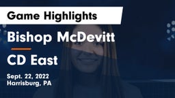 Bishop McDevitt  vs CD East Game Highlights - Sept. 22, 2022