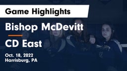 Bishop McDevitt  vs CD East Game Highlights - Oct. 18, 2022