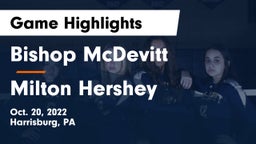 Bishop McDevitt  vs Milton Hershey  Game Highlights - Oct. 20, 2022