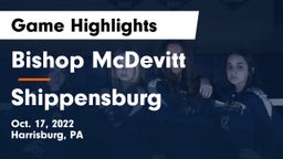Bishop McDevitt  vs Shippensburg   Game Highlights - Oct. 17, 2022