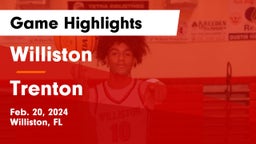 Williston  vs Trenton  Game Highlights - Feb. 20, 2024