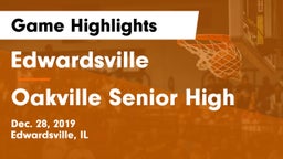Edwardsville  vs Oakville Senior High Game Highlights - Dec. 28, 2019