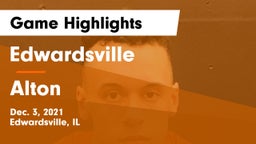 Edwardsville  vs Alton  Game Highlights - Dec. 3, 2021