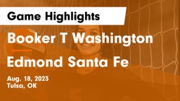 Booker T Washington  vs Edmond Santa Fe Game Highlights - Aug. 18, 2023