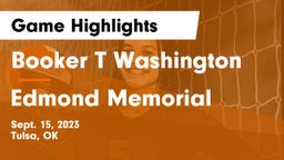 Booker T Washington  vs Edmond Memorial  Game Highlights - Sept. 15, 2023