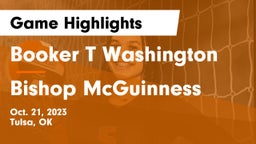 Booker T Washington  vs Bishop McGuinness  Game Highlights - Oct. 21, 2023