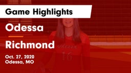 Odessa  vs Richmond  Game Highlights - Oct. 27, 2020