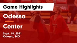 Odessa  vs Center Game Highlights - Sept. 18, 2021