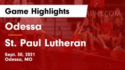 Odessa  vs St. Paul Lutheran  Game Highlights - Sept. 30, 2021