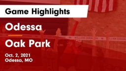 Odessa  vs Oak Park Game Highlights - Oct. 2, 2021