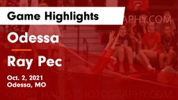 Odessa  vs Ray Pec Game Highlights - Oct. 2, 2021