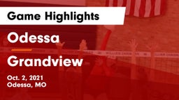 Odessa  vs Grandview Game Highlights - Oct. 2, 2021