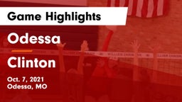 Odessa  vs Clinton  Game Highlights - Oct. 7, 2021
